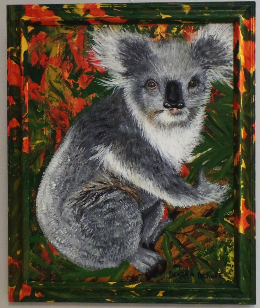 koala painting-DeHoff Arts- copy writes apply